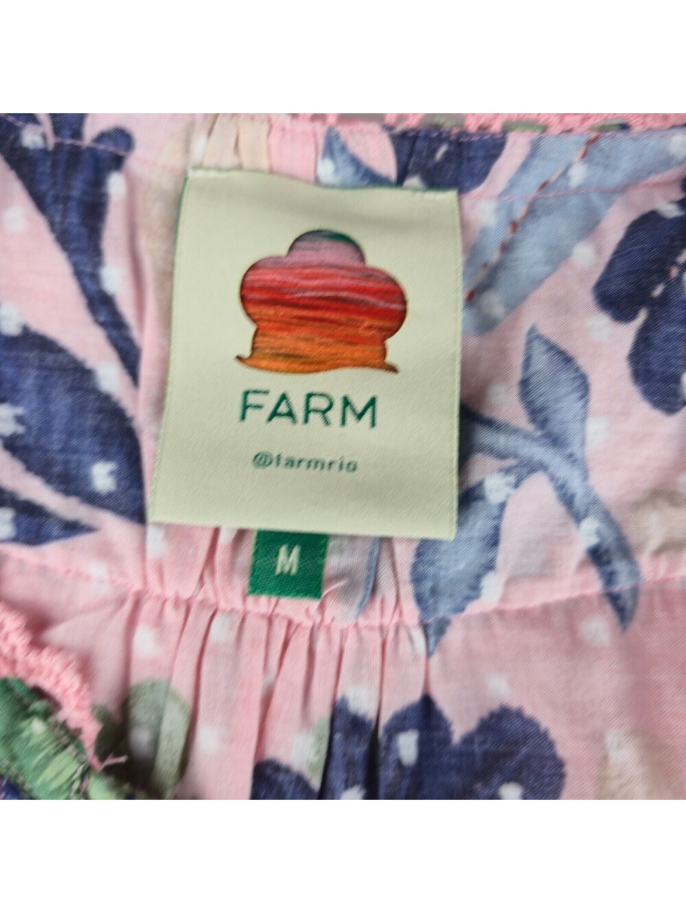 Farm Rio Seashell Tapestry Mini Dress Size Medium - Picture 4 of 9